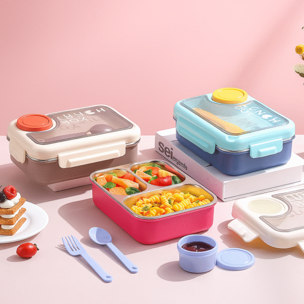 3 Compartment Lunch Box